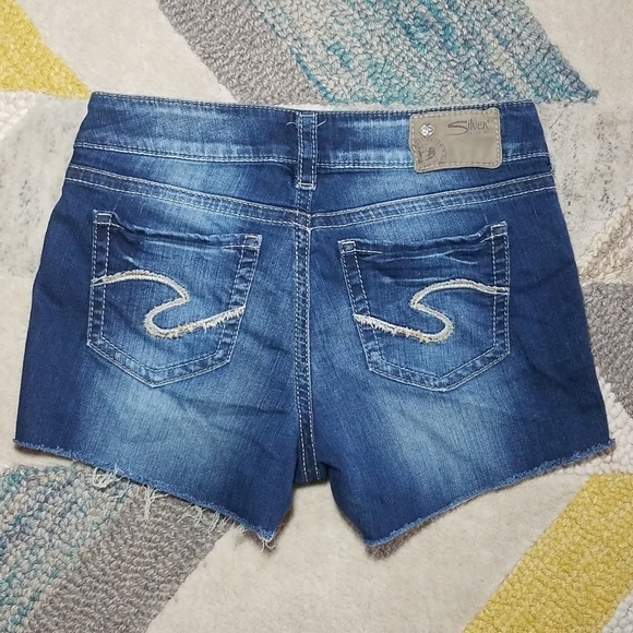 Silver Suki Jean Shorts 29 - Picture 2 of 5